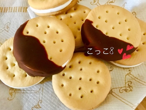 簡単おやつ★マシュマロサンド★